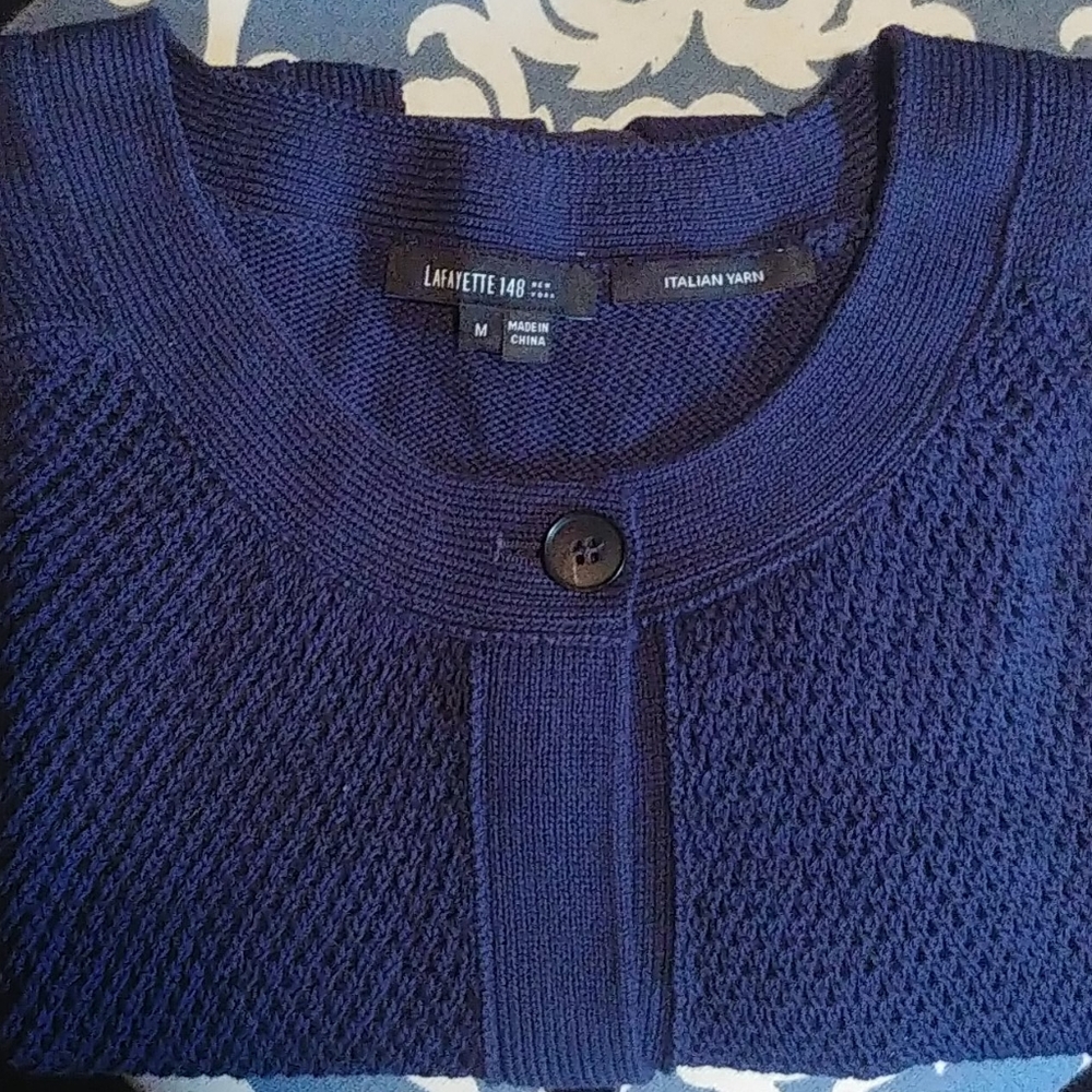 Navy blue Italian Yarn sweater